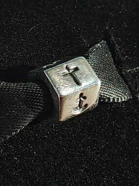 Authentic Pandora Faith Hope Love Charm 790119 Cross Anchor Heart